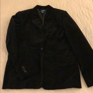 Children’s Place Black Velvet Three-button Blazer